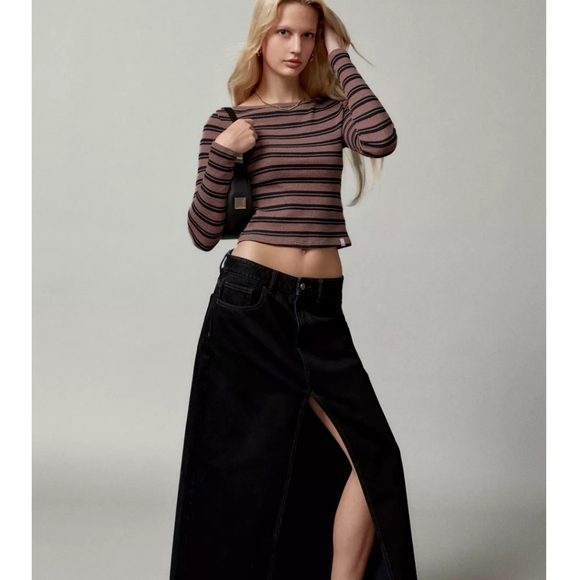 Urban Outfitters BDG IR Willow Thermal Long Sleeve Tee Medium - Picture 9 of 10